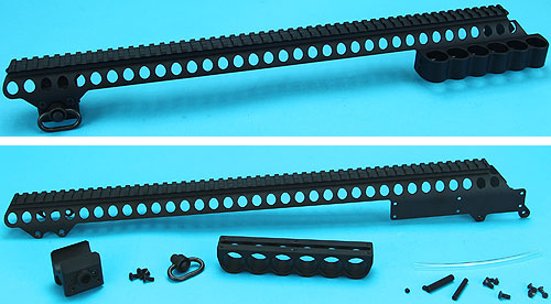 G&P ショットシェル レシーバーレールロング☆マルイM870に対応