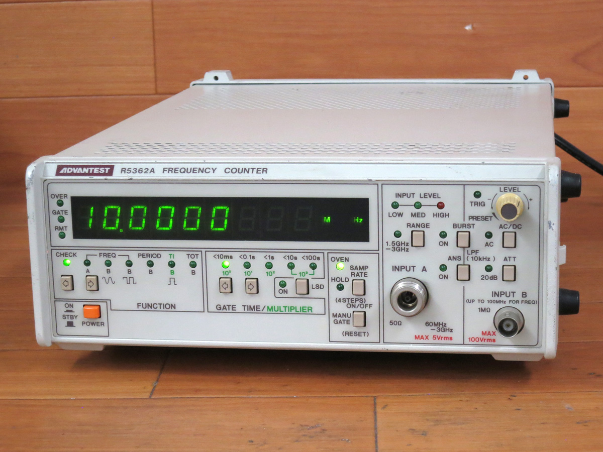 QV239374◇ADVANTEST/アドバンテスト 周波数カウンター R5362A 現状 名