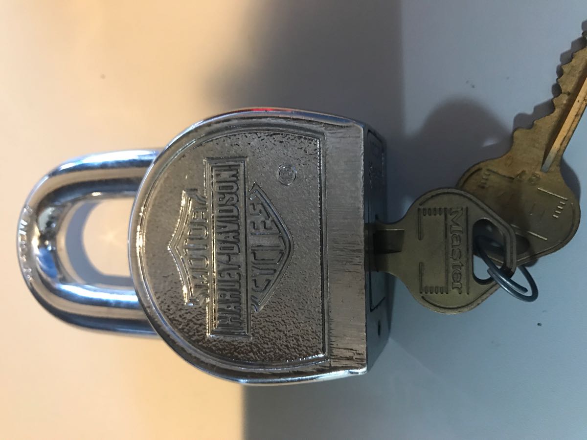 ハーレー 純正 ハンドルロック用 南京錠 南京錠 ハンドルロック 