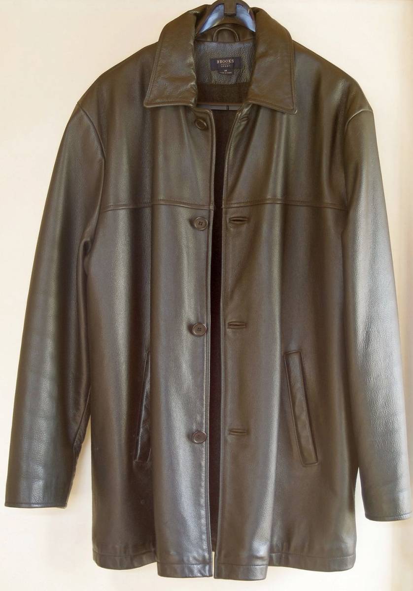 ☆☆　BROOKS BROTHER'S　牛革　コート　良品　☆☆