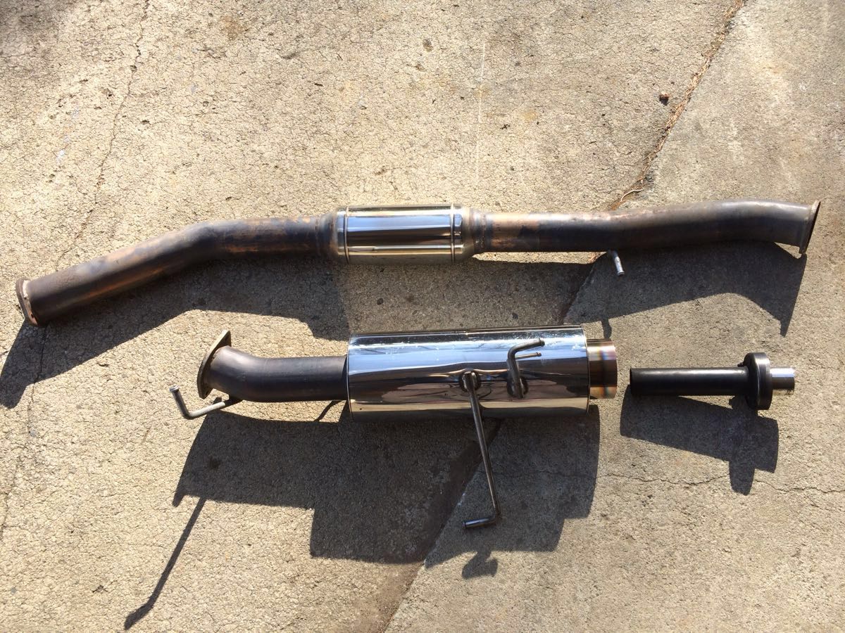 S15 シルビア メーカー不明 砲弾マフラー S14にも