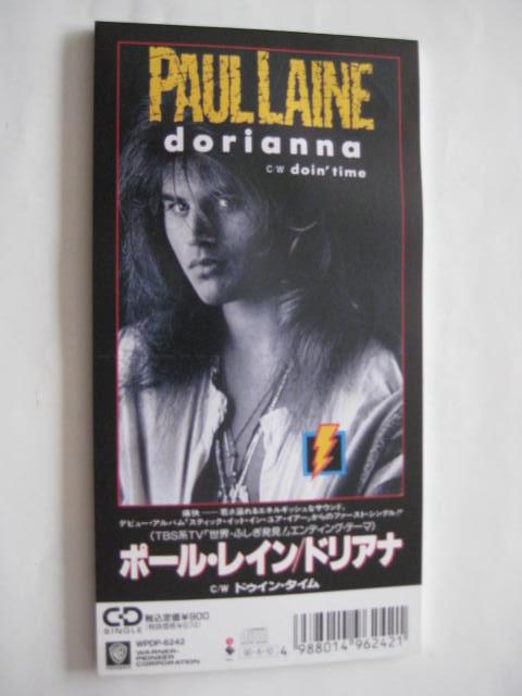 【★★廃盤★★８ｃｍシングル★★】PAUL LAINE(カナダ産メロハー)元DANGER DANGERのボーカル