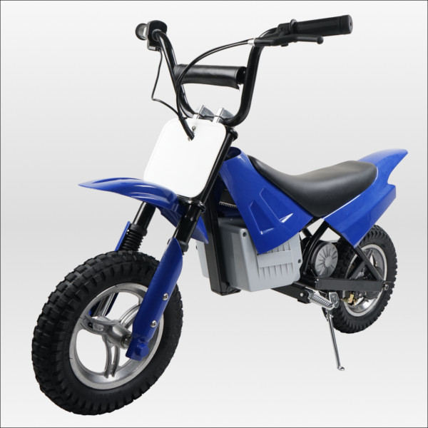 250W搭載電動ポケバイ ポケットバイク ブルー CR-DBE01