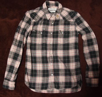 レミレリーフ REMI RELIEF スタッズ ネルシャツ M ウエスタン