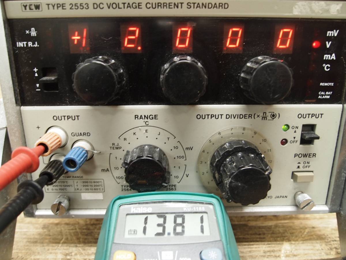 ☆横河 YOKOGAWA TYPE 2553 直流電圧 電流発生器 【公式通販】