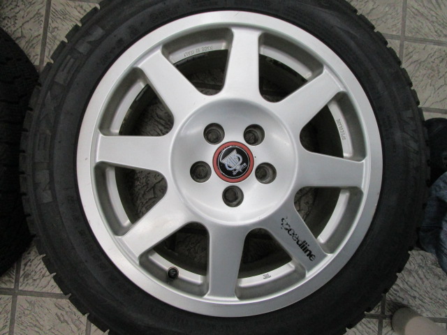 アルミ SPEEDLINE16×7J off+48 pcd100の5穴 ハブ径56mm ・スタットレス205/ アルミ SPEEDLINE16×7J off+48 pcd100の5穴 ハブ径56mm ・スタットレス205/