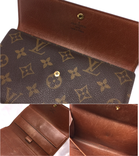 1円 Louis Vuitton ルイヴィトン モノグラム ポルトトレゾール