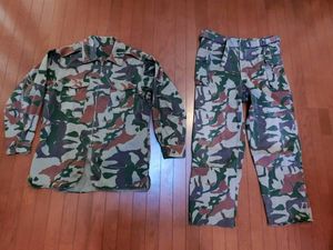 自衛隊 旧作業着 V/C PX品 現行モデル 陸上自衛隊 迷彩服 2型 TC(EC) リップストップ