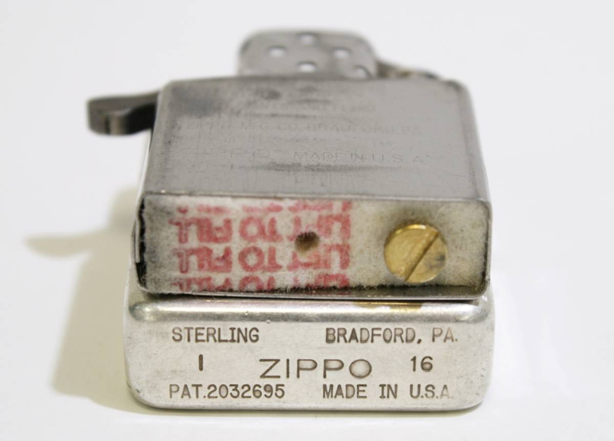 中古品 Zippo スターリングシルバー 1941 レプリカ 純銀 2016年製