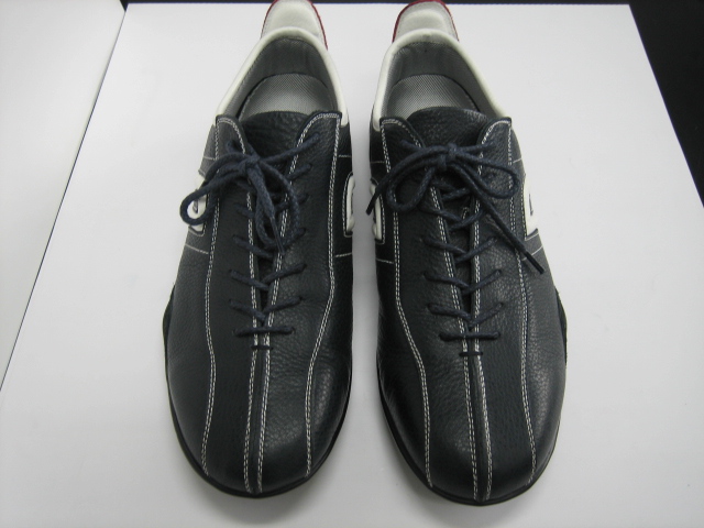 NEGRONI：ネグローニ　ドライビングシューズ　イデア　トリコロール（ネイビー&ホワイト&レッド）　25cm