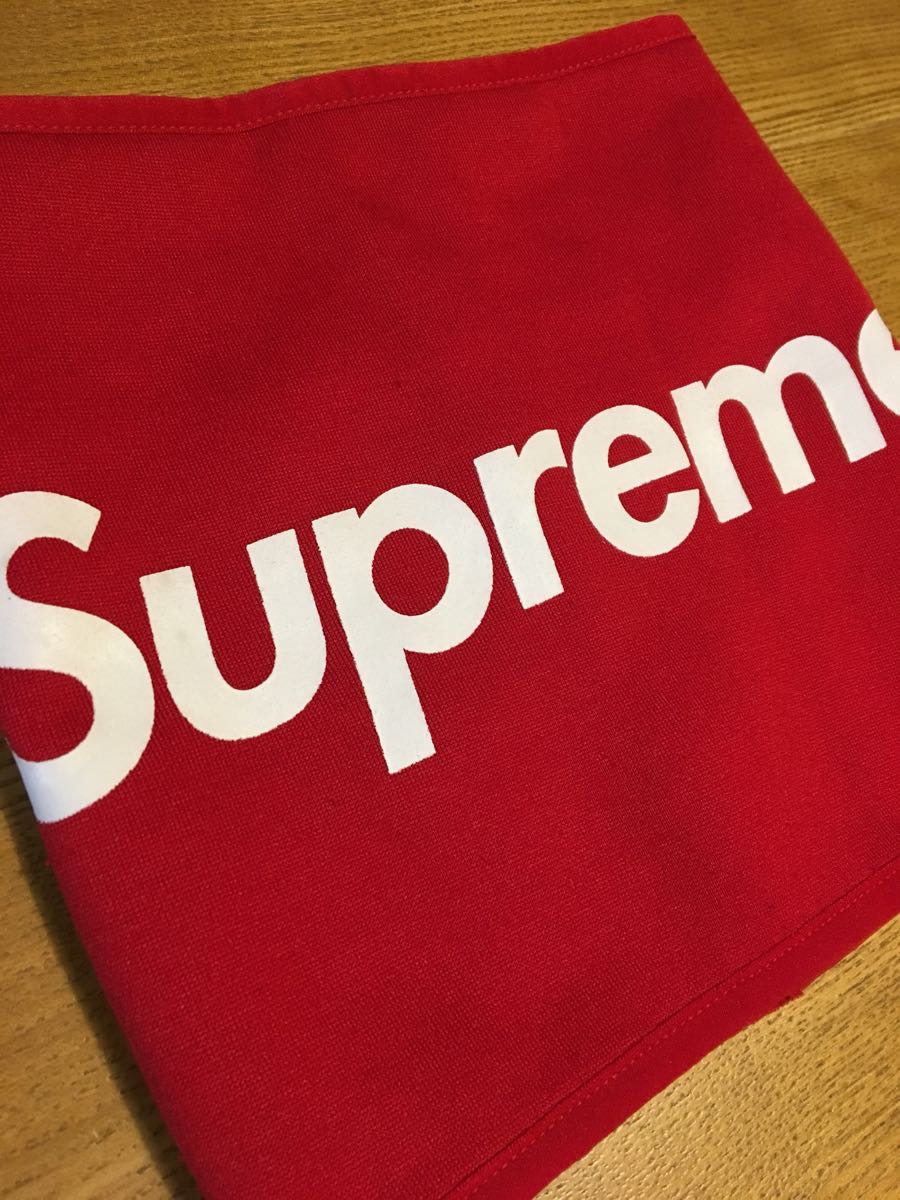 Supreme fleece neck gaiter red ネックウォーマー 赤