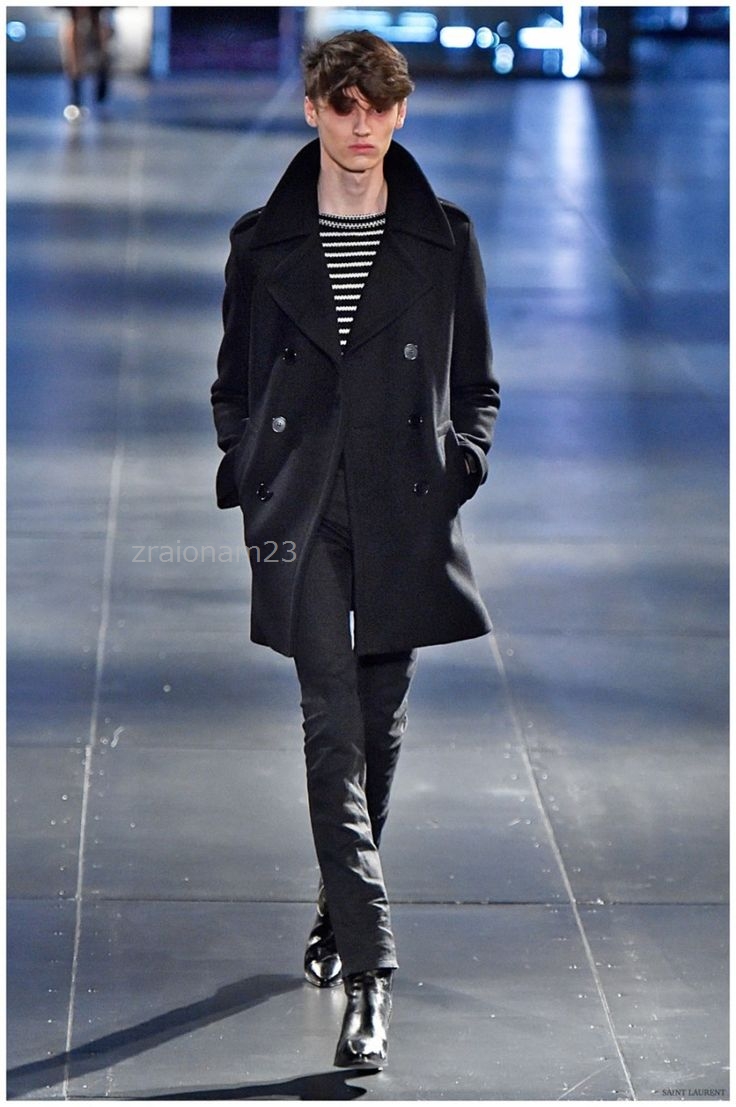 サンローランパリ 15AW クラシックキャビン チューブPコート　エディスリマン 新品未使用 saint laurent サンローラン 15AW クラシックキャビン