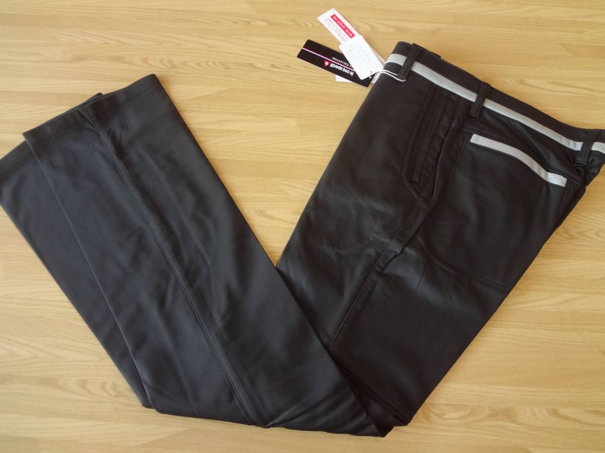 ☆☆ルコック 【ブラック 85】 ボンディングパンツ　ソフトフィットウエスト　裏起毛　はっ水　新品