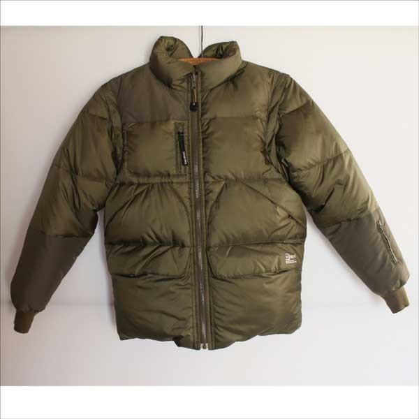 ダブルタップス　WTAPS　ダウンジャケット　ベスト　2WAY カーキS