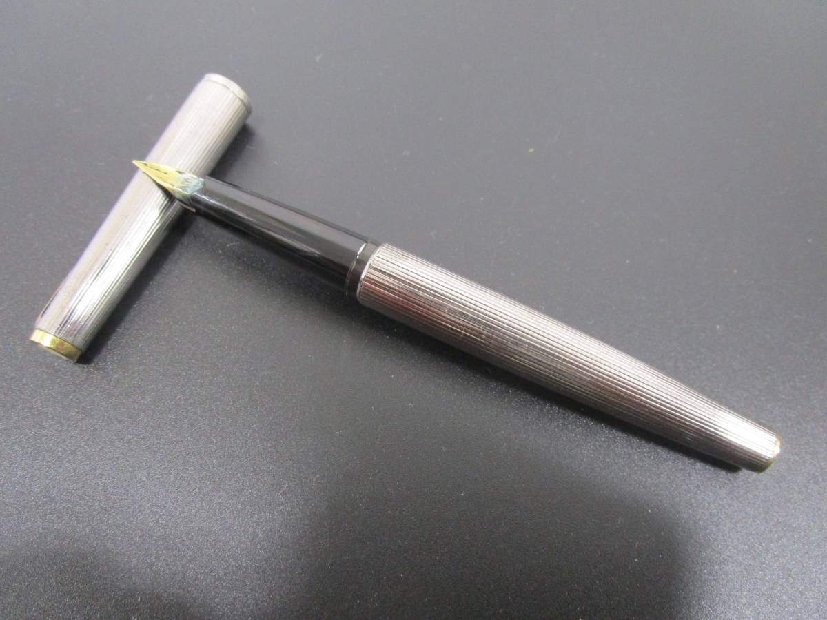 14/212-26 MONTBLANC モンブラン 万年筆 シルバー系 筆記用具 