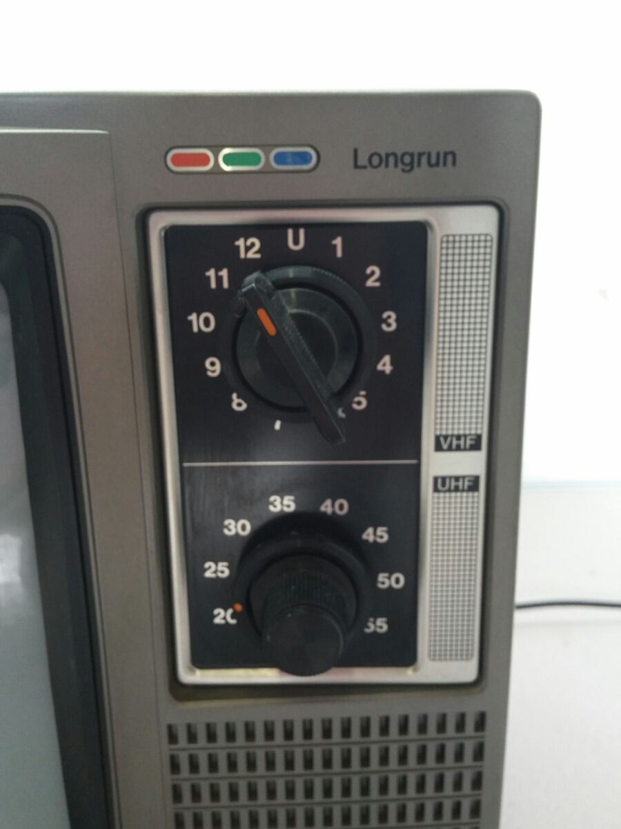 B003 SHARP シャープ ブラウン管テレビ CT-1412A 昭和レトロ 赤