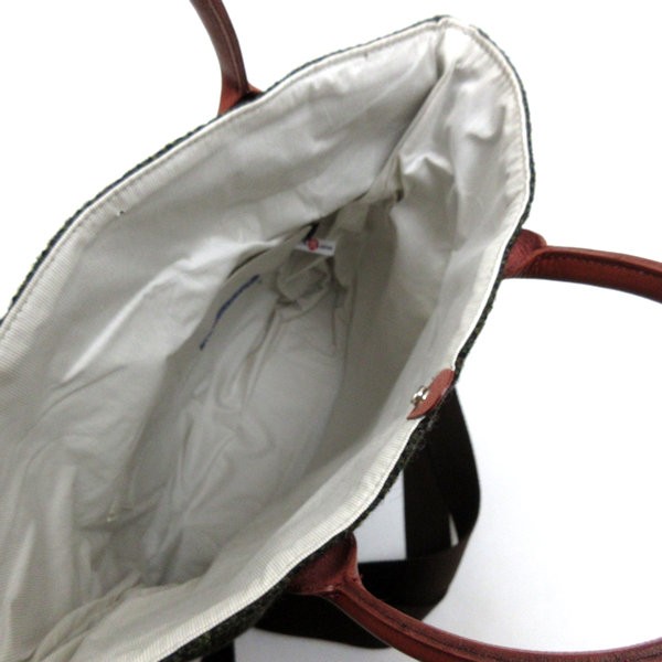 新品■ROOTOTEルートート×ハリスツイード/HarrisTweed 2WAYショルダーバッグ■カーキBAG日本製/定価19000円トート