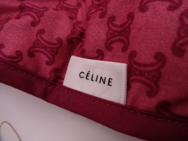 CELINE セリーヌ羽毛肩当て男女兼用 M~L ワインレッド 【公式通販】