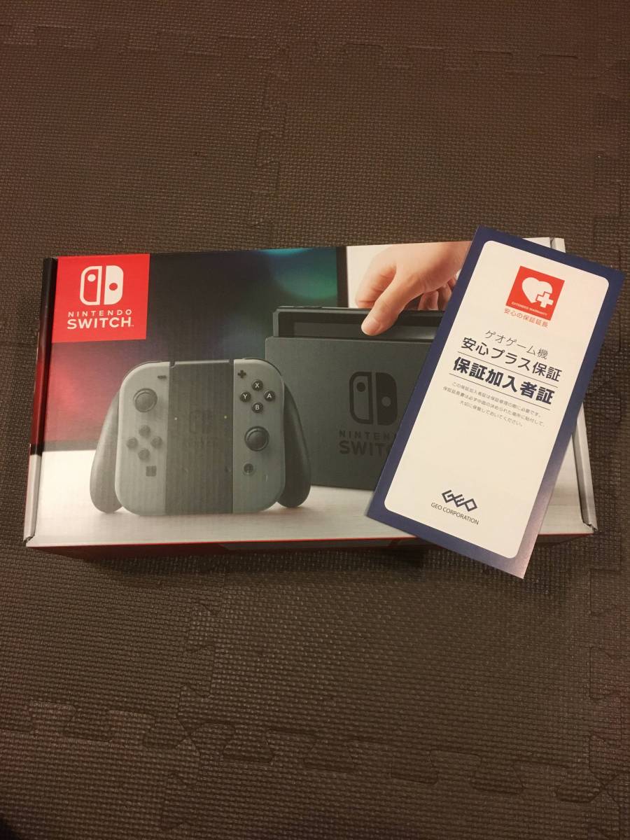 Nintendo 【新品】任天堂スイッチ グレー 3年保証付 Switch 