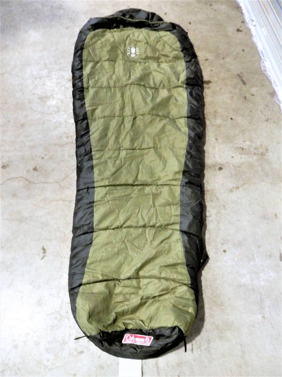 美品 Coleman コールマン 大人用寝袋 マミー型 －18℃まで対応 sleeping 