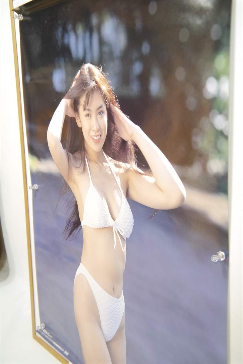40.雛形あきこポスターB2判/バラドル女優グラビア古い昔の稀少レア