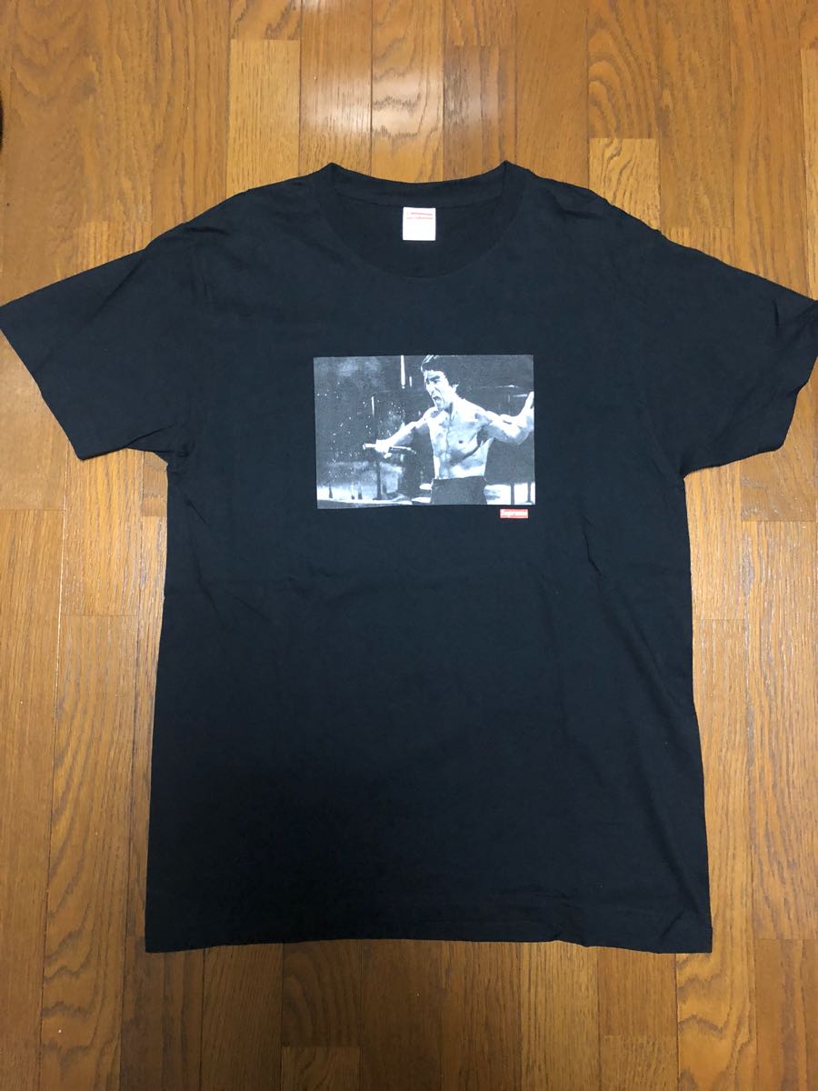 希少 L supreme 美品 supreme 13aw ブルースリー photo tee box logo Lサイズ シュプリーム