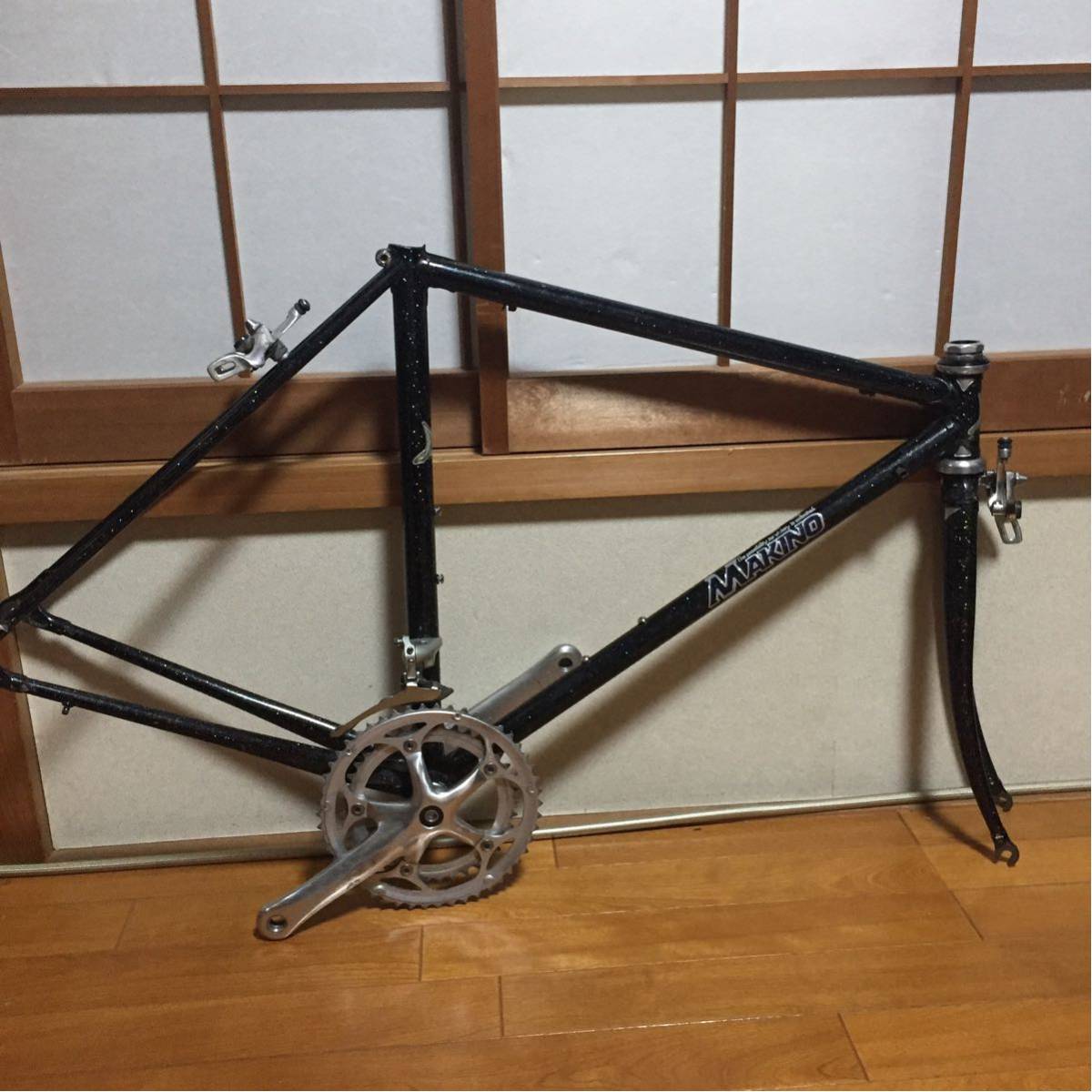 MAKINO ロードフレーム レインボーラメ 中古 検）マキノ 105(ロード