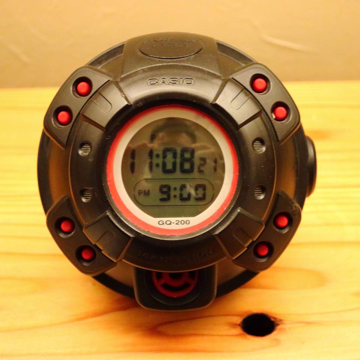 G-SHOCK デジタル置時計 マッスルタイム CASIO GQ-200 G-SHOCK 本物 