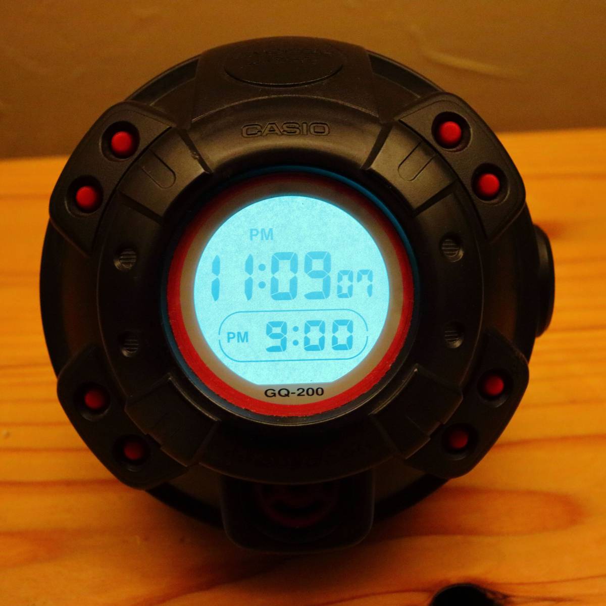 G-SHOCK デジタル置時計 マッスルタイム CASIO GQ-200 G-SHOCK 本物 