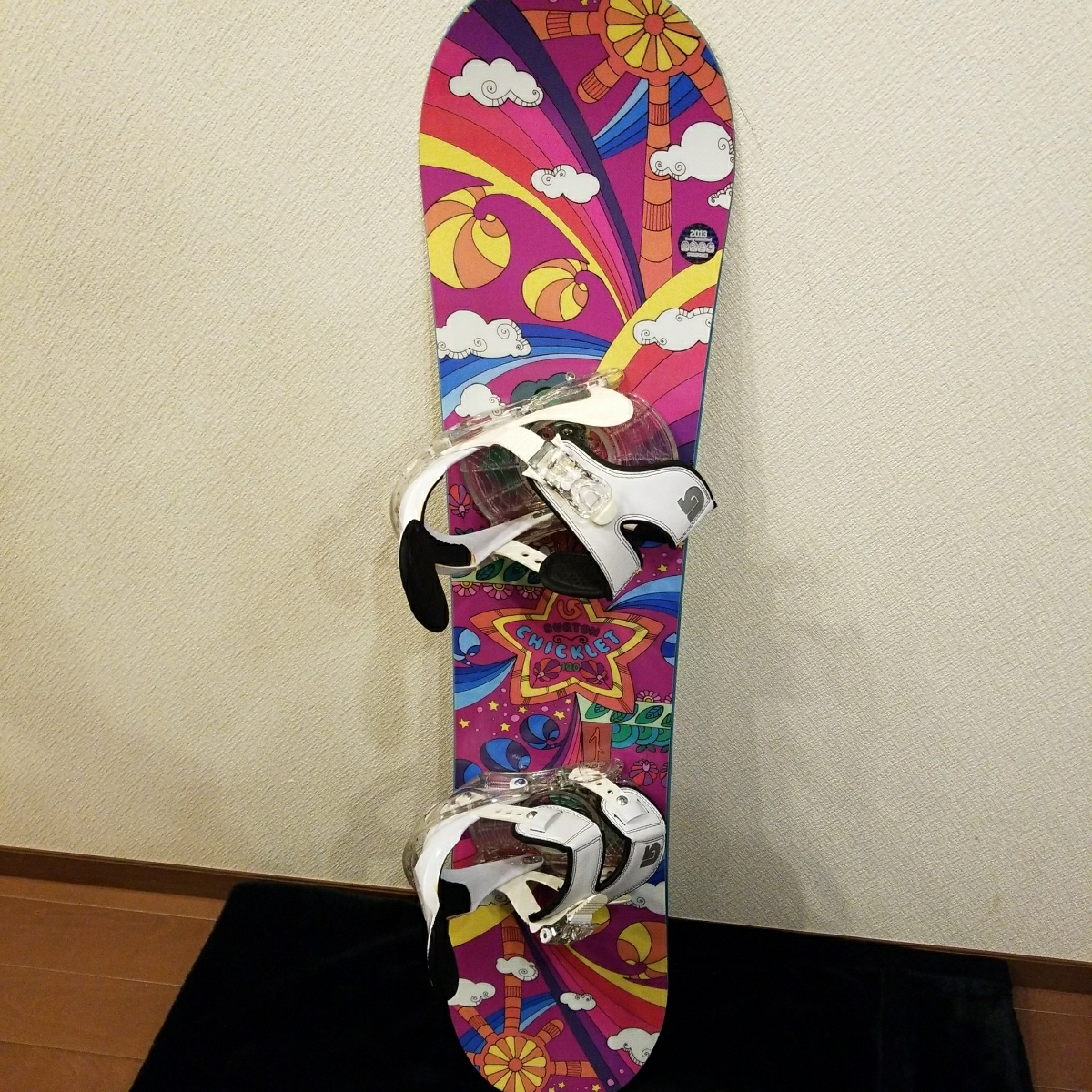 BURTON バートン CHICKLET 子供用スノーボード2点セット 板120＋バインディング
