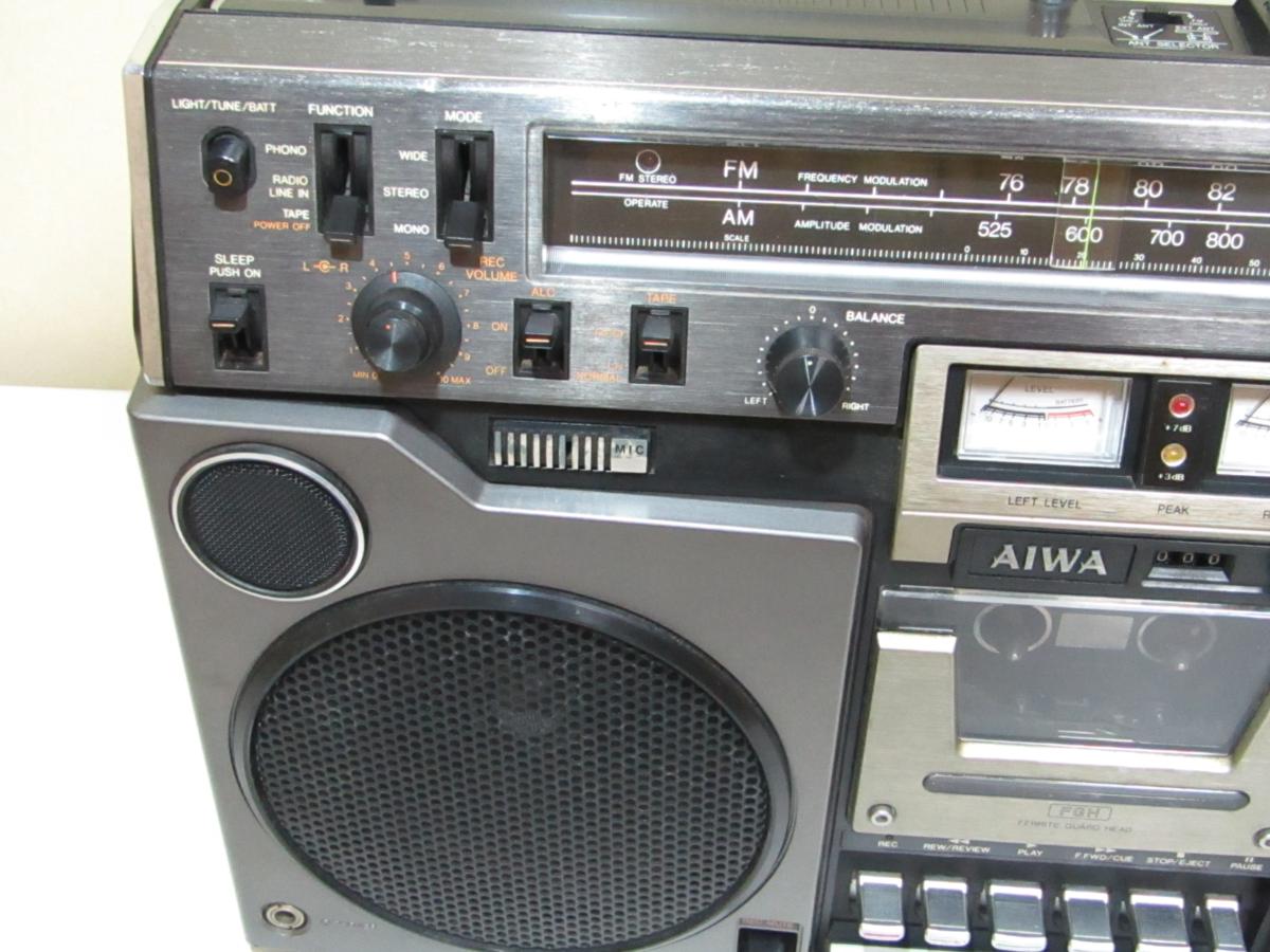 AIWA アイワ ステレオ ラジオ カセット レコーダー ラジカセ TPR-820