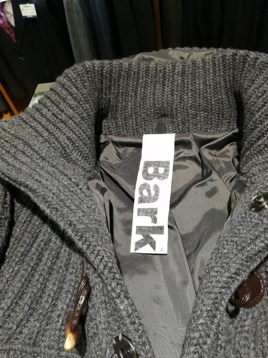 美品 Bark バーク ニットコート XS クルチアーニ ザノーネ