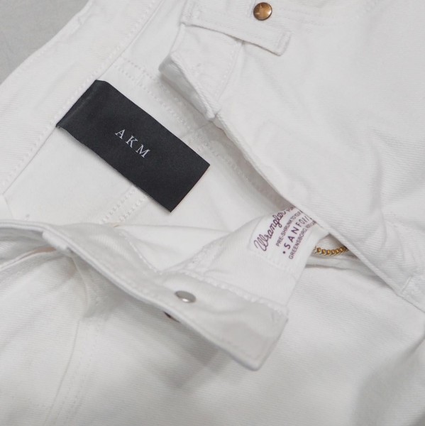 AKM×Wrangler スキニーデニムパンツ XS 送料510円～ エーケーエム 