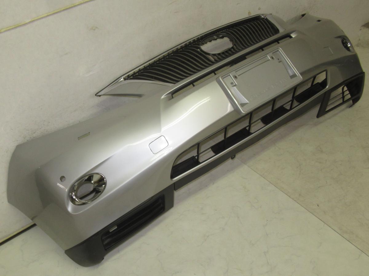加工用等に！レクサスRX純正フロントバンパー(シルバー)中古品その2