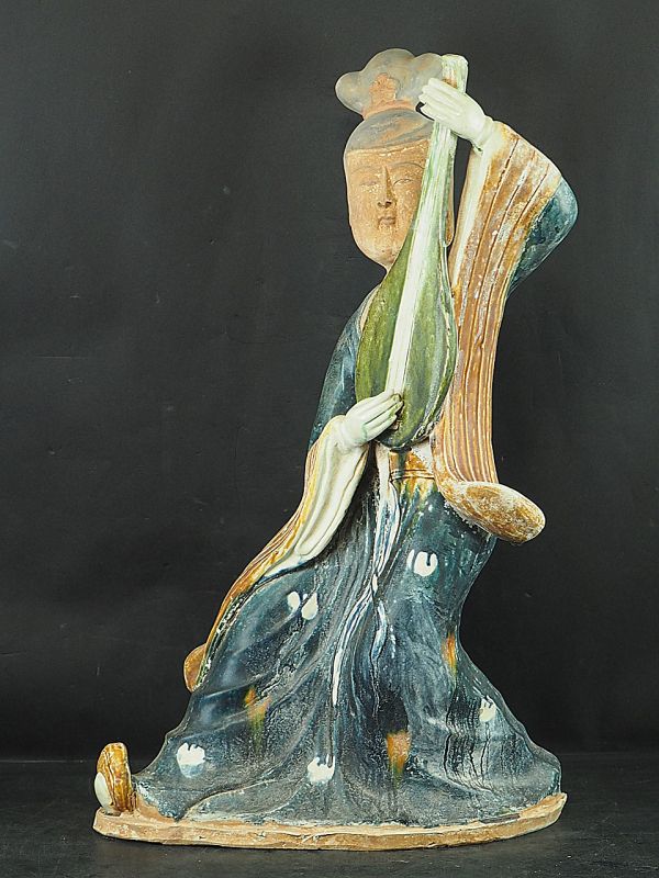 蔵出品　中国古美術　清時代　肉筆水彩絵　唐物骨董品 AK1857A12-3 中国美術 Yahoo!オークション 唐三彩 - 唐時代 時代物 の落札相場 古