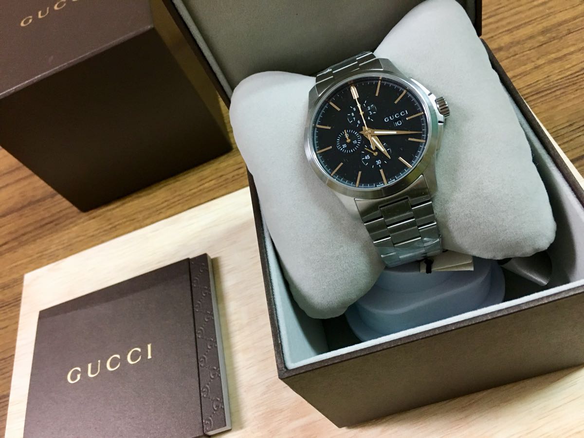 GUCCI 時計 Gタイムレス メンズ腕時計 先日購入正規品 保証書付き