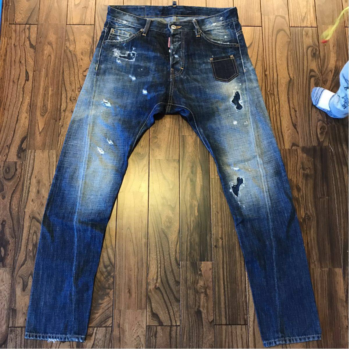  ディースクエアード デニム riderjean 46 バイカー(ジーンズ)｜売買されたオークション情報、yahooの商品情報をアーカイブ公開 - オークファン 男性用