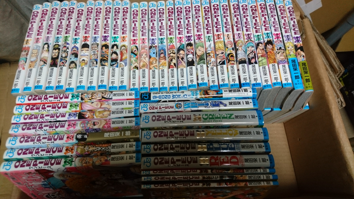 ONE ワンピース 1～86巻 0.777.1000巻 関連本6冊 合計95冊 全巻