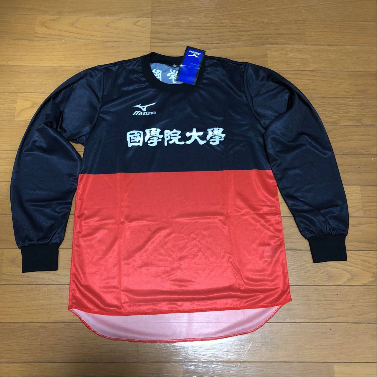 陸上・ランニング】 国学院大学 ランニングTシャツ ミズノ 黒赤 S