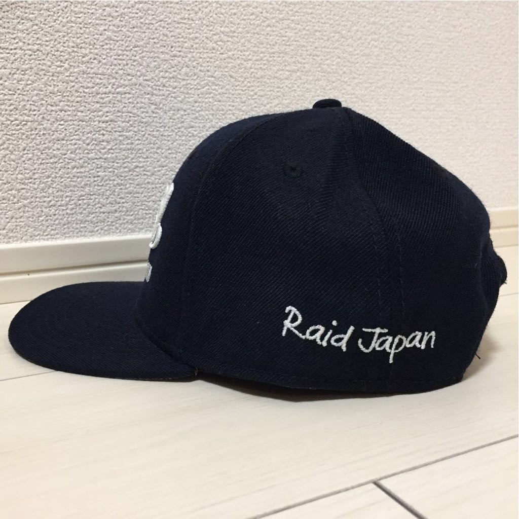◉希少 レイドジャパン RAID JAPAN キャップ 帽子 金森 ブラック 黒 レイドジャパン イベント限定キャップ RAIDJAPAN 中古 カナモ 廃盤