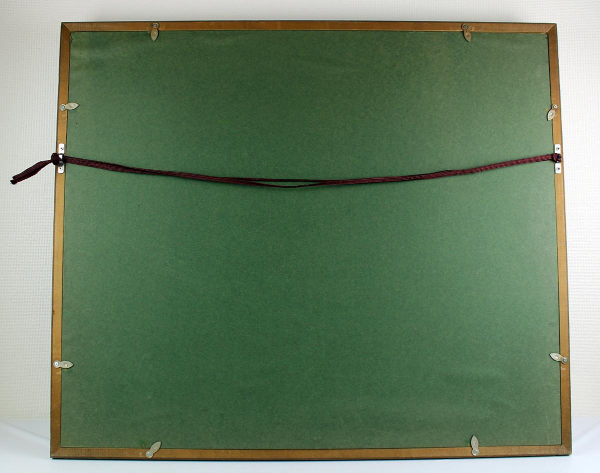 ◇中古品◇絵画 油絵 中谷忠弘 「船のある風景」 1971 F6 直筆サイン有