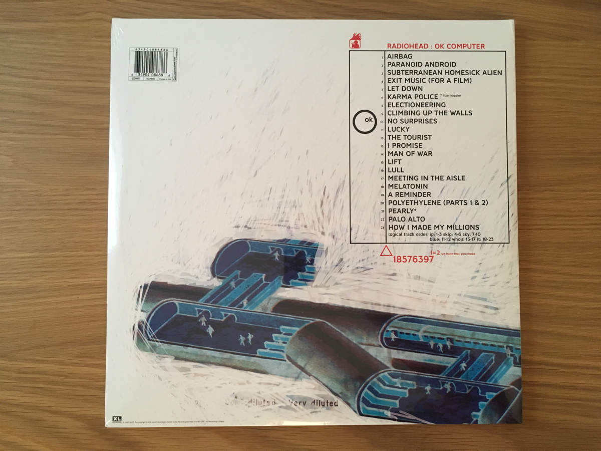 Radiohead OK COMPUTER 3LP⁄限定ブルー・ヴァイナル Radiohead 限定