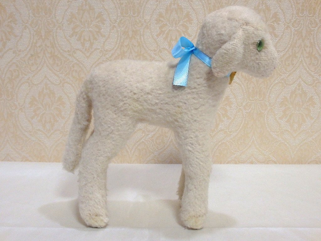 シュタイフ羊ランビー3 steiffシュタイフ/ アンティーク・羊のランビー