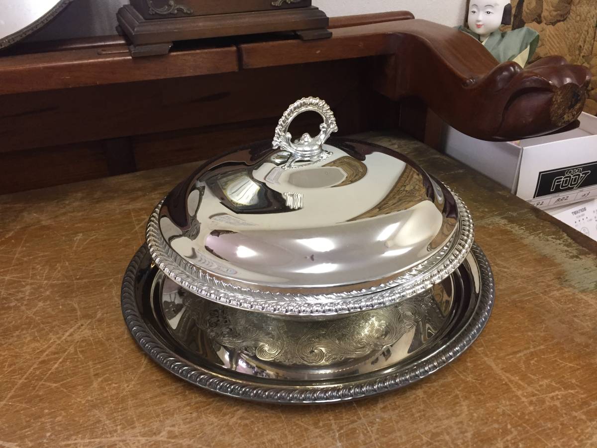 銀メッキ トレイ トレー プレート International silver インターナショナル シルバー コー カンパニー シルバープレートの