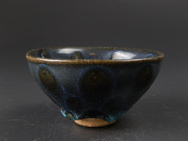 中国古玩 唐物 宋代 天目 盃 二点 時代物 極上品 初だし品 D5931 中国