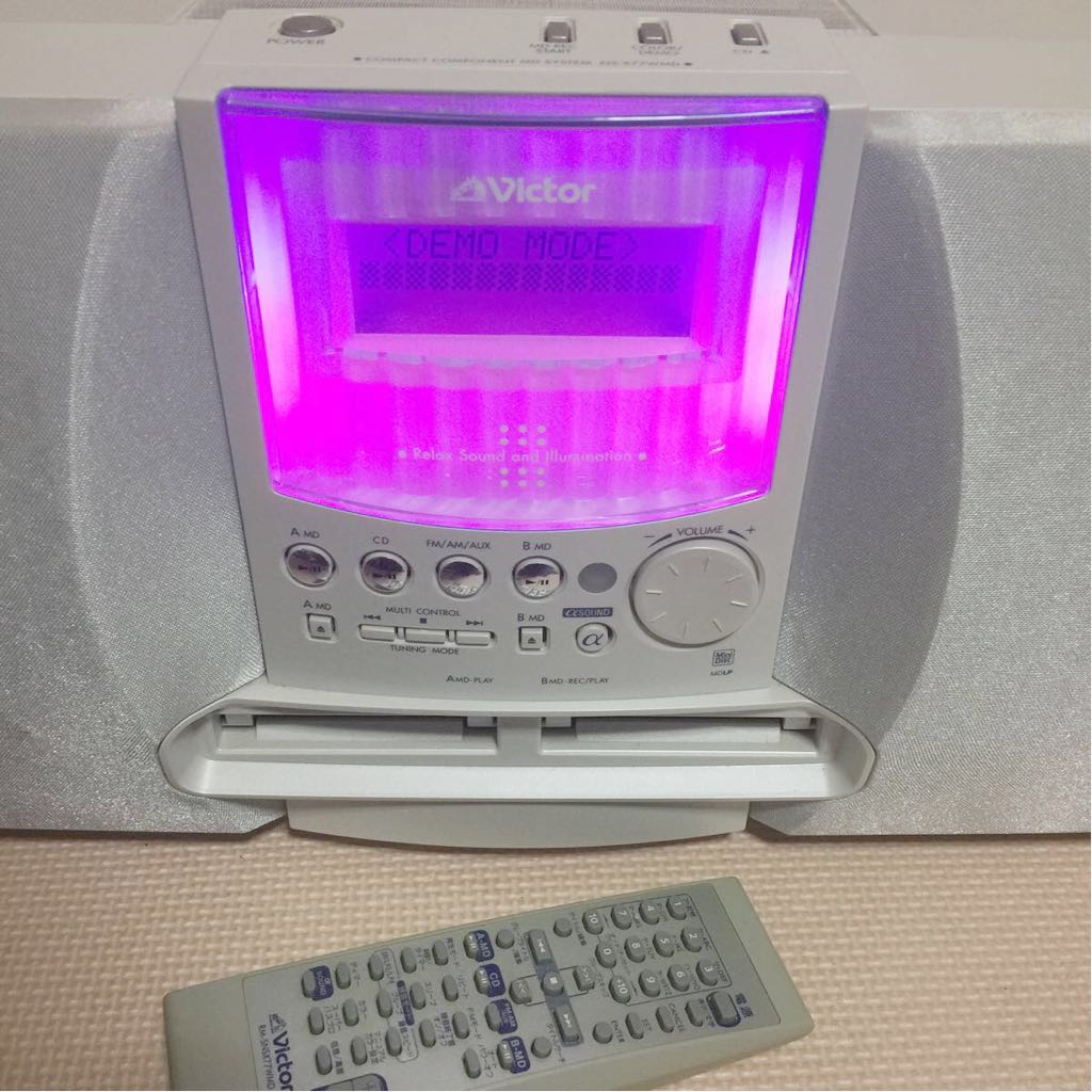 動作確認済｜清掃済｜Victor NS-X77WMD-W CD MDコンポ 動作確認済｜内部清掃済｜Victor NS-X77WMD-W CD MDコンポ Victor