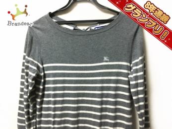 人気，正規品 バーバリーブルーレーベル Burberry Blue Label ワンピース サイズ38 M グレー&times;アイボリー レディース ニット/ボーダー(ワンピース)｜売買されたオークション情報、yahooの商品情報をアーカイ 女性用