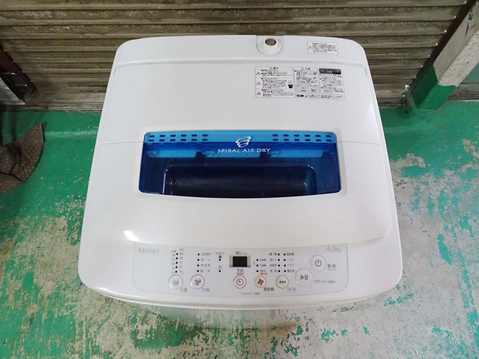 Haier ハイアール 4.2kg全自動洗濯機 JW-K42H ステンレス槽 Haier ハイアール 4.2kg全自動洗濯機 JW-K42H ステンレス槽