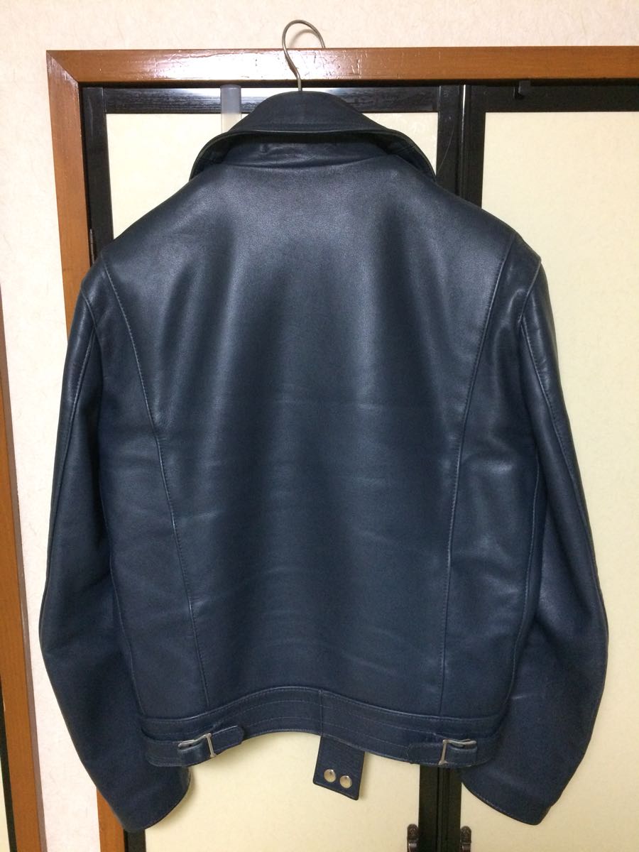 ルイスレザー サイクロン ネイビー カウハイド 40 666 アディクト