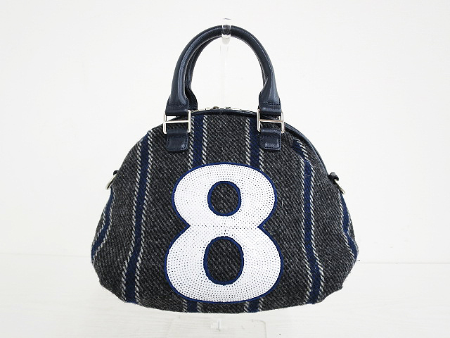 muta ハリスツイード コラボ バッグ 【1円】MUTA ムータ×ハリス 
